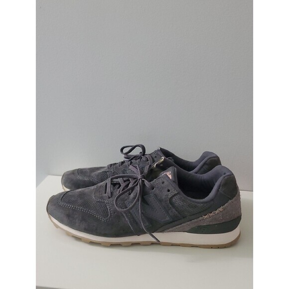 New Balance Shoes - New Balance 696 Gray Suede Lace-Up Sneakers Size US 9 WL696BY